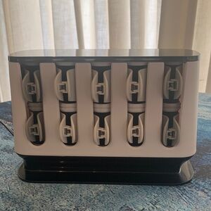 Remington Ionic Ceramic Heated Hot Rollers Set – Curlers w Clips – Volume Curls